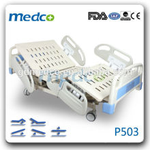 Multi-fuction королева размер 5-полосная полная автоматическая электрическая больница регулируемые кровати P503